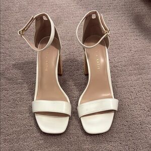 White Women's Heeled Sandals